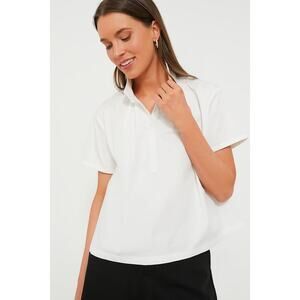 TUCKERNUCK White Finn Popover Size XS NWT Retail $98 Tuckernuck